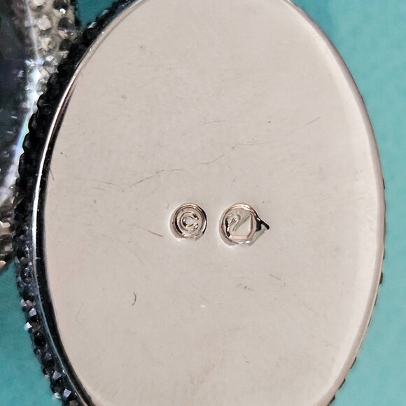 Swarovski Crystal Vita Oval Drop Pierced Earrings - Picture 5 of 7